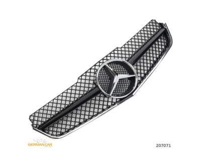 Решётка радиатора AMG Look Glossy Black на Mercedes E класс W207 Coupe / Cabrio