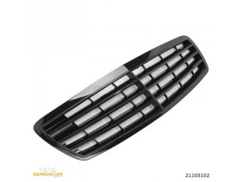 Решётка радиатора Avantgarde Glossy Black на Mercedes E класс W211