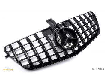 Решётка радиатора AMG GT Look Black на Mercedes E класс W212