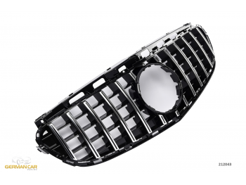 Решётка радиатора AMG GT Look Black Chrome на Mercedes E класс W212 рестайл