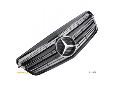 Решётка радиатора Glossy Black от Germanparts на Mercedes E класс W212