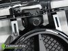 Решётка радиатора в стиле GT-R чёрная с хромом на Mercedes E класс W213