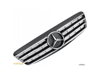 Решётка радиатора от Germanparts Black Chrome на Mercedes S класс W220
