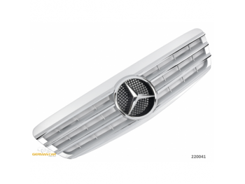 Решётка радиатора от Germanparts Silver Chrome на Mercedes S класс W220