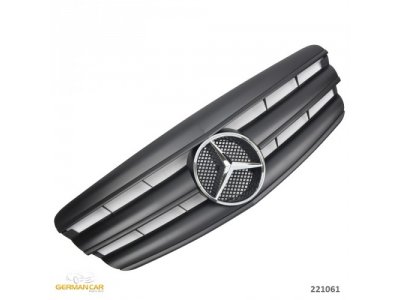 Решётка радиатора AMG Look Matt Black от GermanParts на Mercedes S класс W221