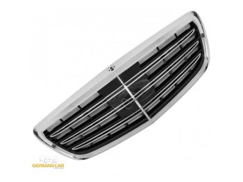 Решётка радиатора S65 AMG Look Black Chrome от GermanParts на Mercedes S класс W222