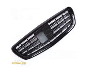 Решётка радиатора S65 AMG Look Glossy Black от GermanParts на Mercedes S класс W222