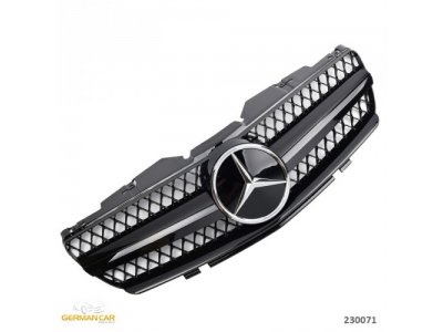 Решётка радиатора AMG SL65 Look Glossy Black на Mercedes SL класс R230