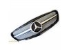 Решётка радиатора в стиле AMG С63 Black Silver на Mercedes C класс W205 Elegance / Classic