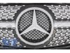 Решётка радиатора в стиле AMG C45 Black Chrome со звездой на Mercedes C класс W205
