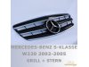 Решётка радиатора AMG Look Black Chrome на Mercedes S класс W220 рестайл
