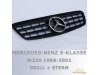 Решётка радиатора от Germanparts Matt Black Var2 на Mercedes S класс W220