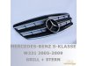 Решётка радиатора AMG Look Black Chrome на Mercedes S класс W221