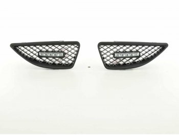 Решётка радиатора от FK Automotive Black с DRL на Renault Megane I