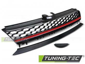 Решётка радиатора от Tuning-Tec R Look Black Red на VW Golf VII