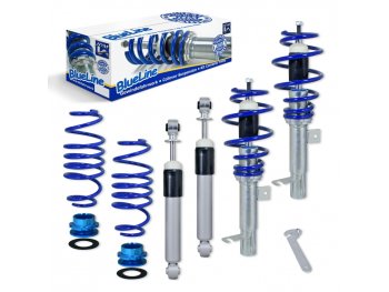 Комплект регулируемой подвески от JOM BlueLine для Ford Fiesta Mk6 1.25 / 1.3 / 1.4 / 1.6 / 1.4TDCi / 1.6TDCi / ST 2.0