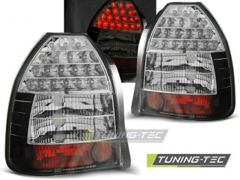 Задние фонари LED Black от Tuning-Tec на Honda Civic VI 3D
