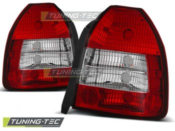 Задние фонари Red Crystal от Tuning-Tec на Honda Civic VI 3D