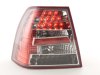 Задние фонари от FK LED Red Crystal на Volkswagen Bora 4D