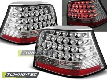 Задние фонари LED Chrome от Tuning-Tec на VW Golf IV