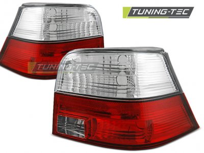 Задние фонари Red Crystal Var2 от Tuning-Tec на VW Golf IV