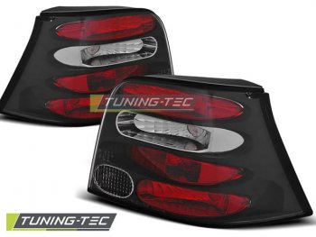 Задние тюнинговые фонари Black от Tuning-Tec на VW Golf IV