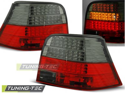 Задние фонари LED Red Smoke от Tuning-Tec на VW Golf IV