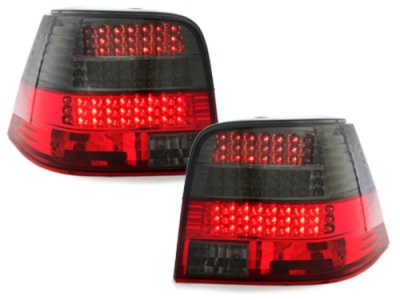 Задние фонари LED Red Smoke на Volkswagen Golf IV