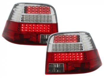 Задние фонари LED Red Crystal V3 на Volkswagen Golf IV