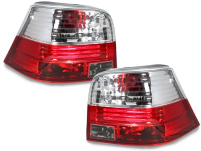Задние фонари Red Crystal Var2 на Volkswagen Golf IV