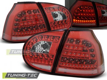 Задние фонари LED Red Crystal от Tuning-Tec на Volkswagen Golf V