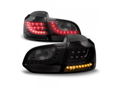 Задние фонари Jom LED Black на Volkswagen Golf VI