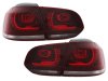 Задние фонари R-Look LED Red Crystal на Volkswagen Golf VI