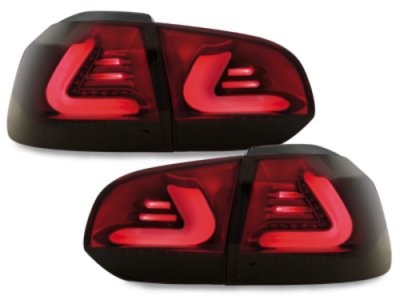 Задние фонари CarDNA LED Red Smoke на Volkswagen Golf VI