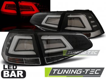 Задние фонари Neon Tube LED Black на Volkswagen Golf VII
