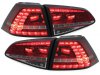Задние фонари GTI Look LED Red Crystal на Volkswagen Golf VII