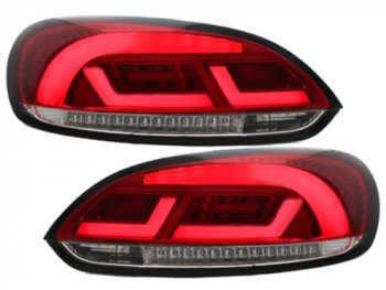 Задние фонари Litec LED Red Crystal на Volkswagen Scirocco III