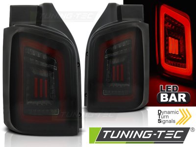 Задние фонари DynamicBar Black Red Smoke на VW Multivan / Caravelle T5