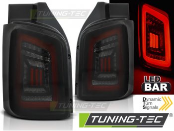 Задние фонари Black Red Smoke на VW Transporter T5