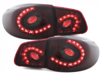 Задние фонари LED Red Smoke на Volkswagen Tiguan