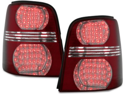 Задние фонари LED Red Crystal на Volkswagen Touran 1T / GP