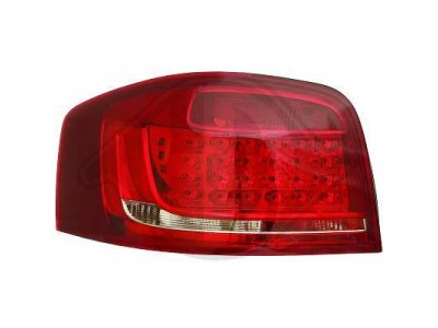 Задние фонари LED Red Smoke на Audi A3 8P рестайл