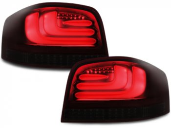 Задние тюнинговые фонари CarDNA LED Red Smoke на Audi A3 8P