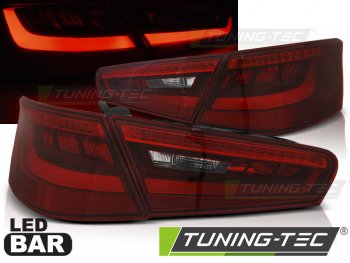 Задние фонари LED Red Crystal на Audi A3 8V 3D