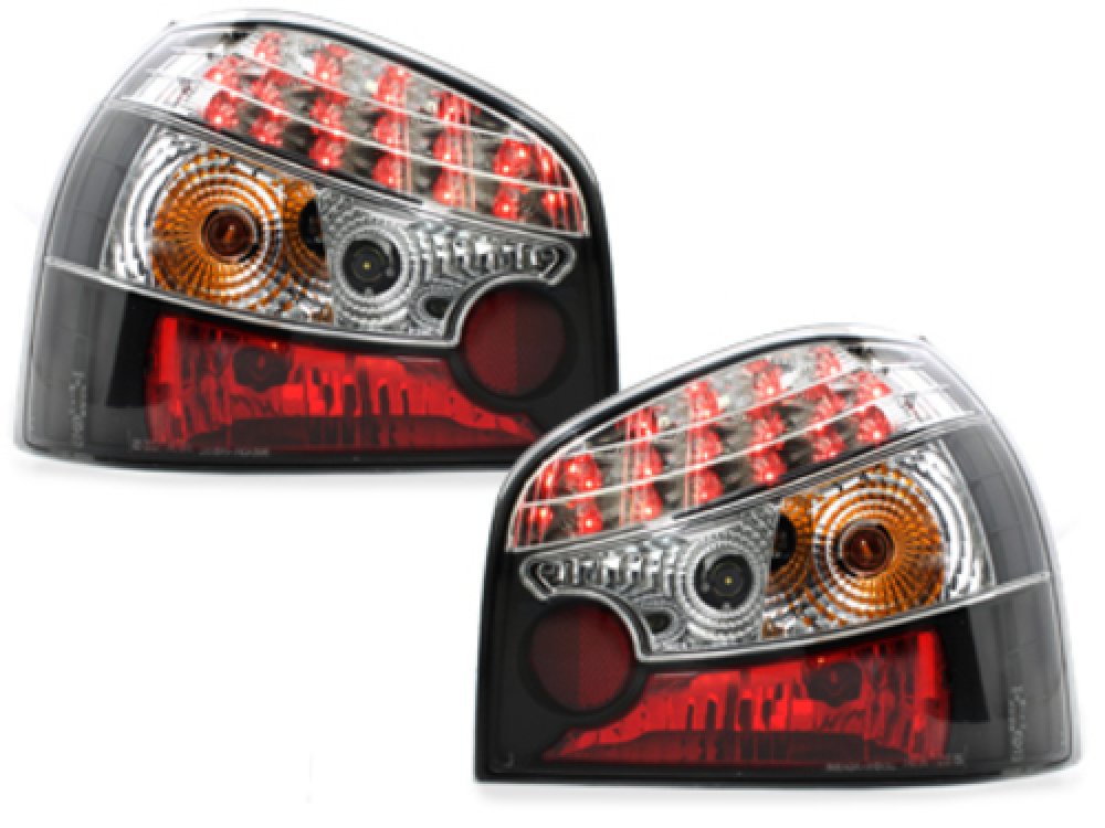 Задние светодиодные фонари LED Black на Audi A3 8L
