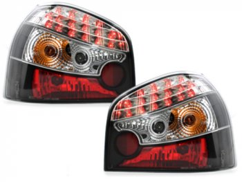 Задние светодиодные фонари LED Black на Audi A3 8L