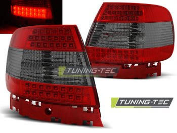 Задние фонари LED Red Smoke Var2 на Audi A4 B5