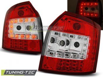 Задние фонари LED Red Crystal Var2 на Audi A4 B6 Avant