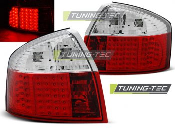 Задние фонари LED Red Crystal Var2 на Audi A4 B6