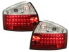 Задние фонари LED Red Crystal на Audi A4 B6